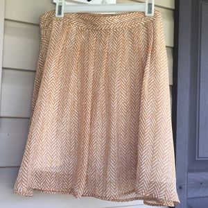 Gold Old Navy Skirt